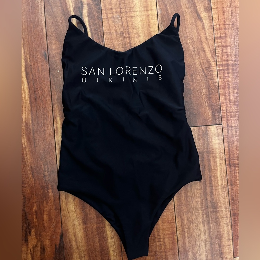San Lorenzo Elegant Black Swimsuit